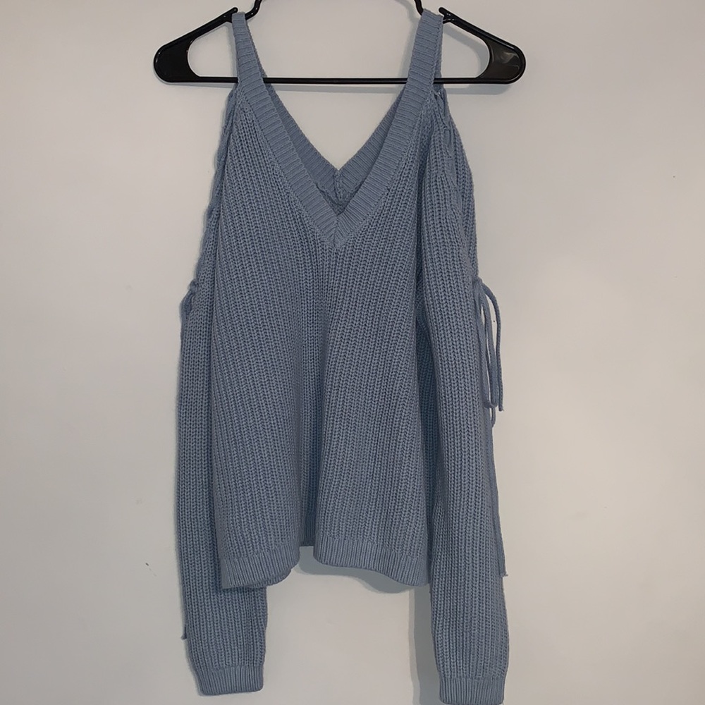 Open Shoulder Sweater